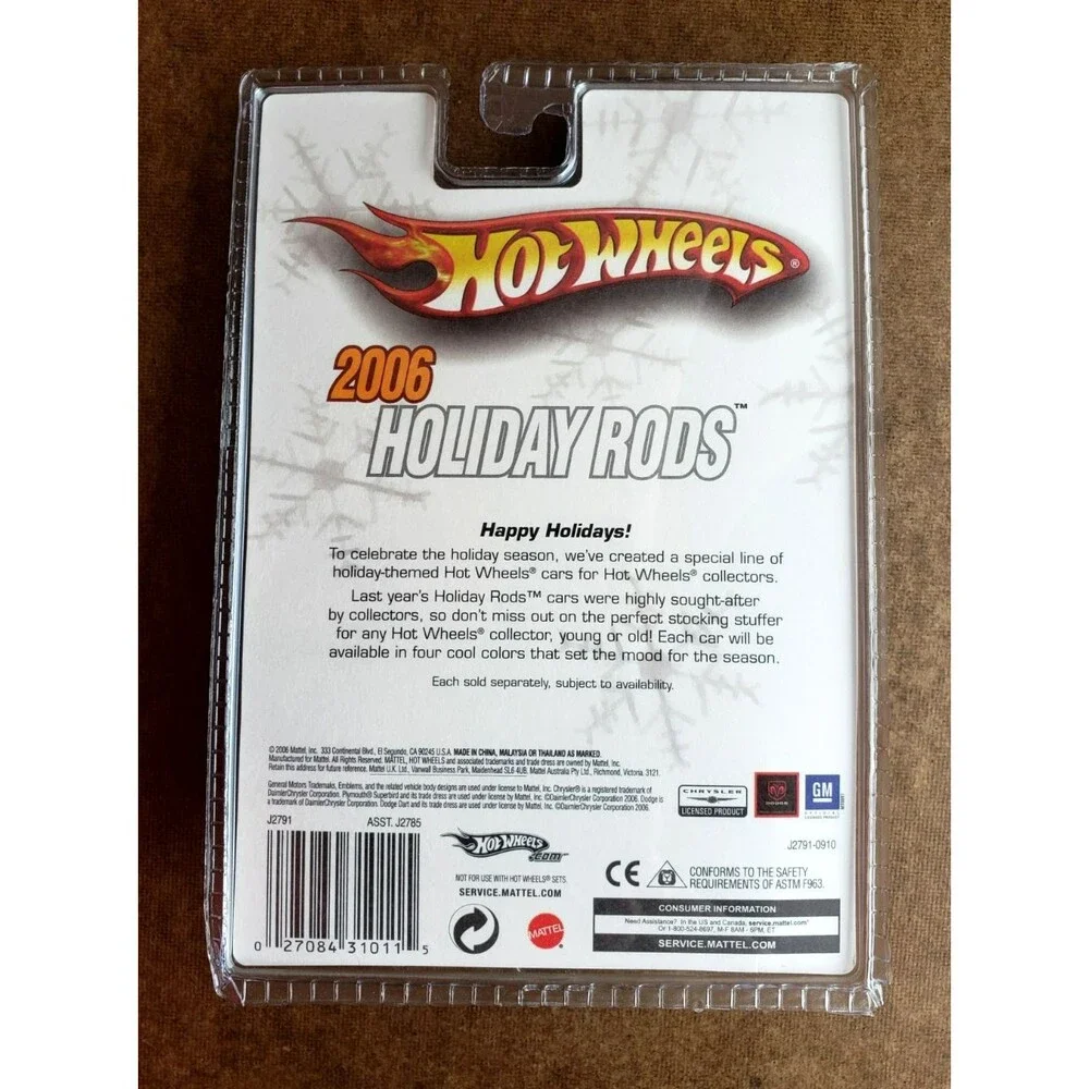 Hot Wheel '65 PONTIAC GTO Metallic RED 2/5 2006 HOLIDAY RODS 1:64 RL REAL RIDERS